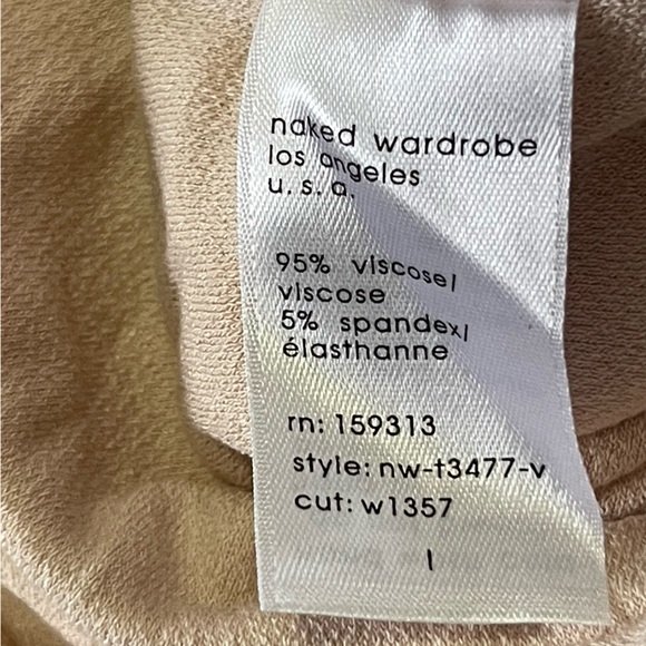 NWT naked wardrobe mockneck sleeveless tank top size large - Picture 4 of 4